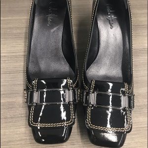 Cole Haan black patent leather shoes